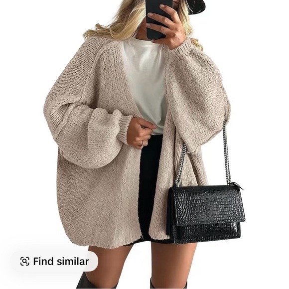 PrettyGarden Sweaters - Oversized Cardigan Sweater